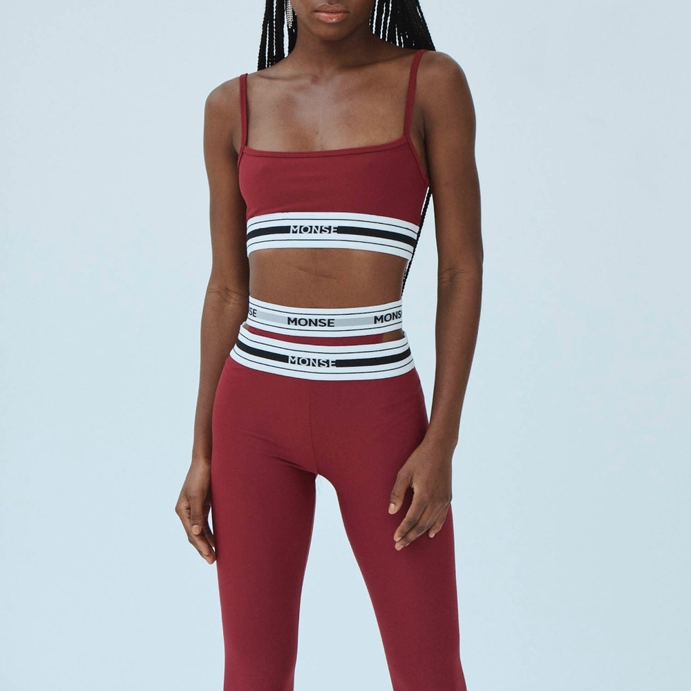 Monse logo bra top